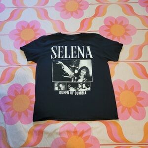 Black Selena Graphic T-Shirt